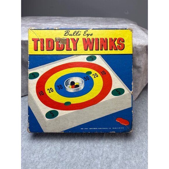 Bulls Eye Tiddly Winks Game Whitman Publishing Co. 1969 - Picture 11 of 15